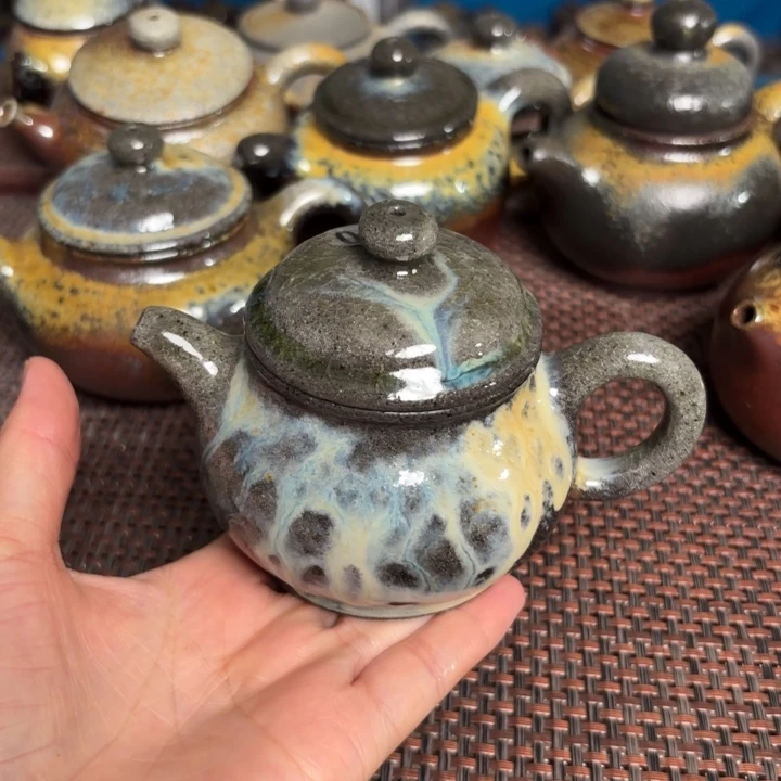 茶杯紫砂遥**期开片潘壶