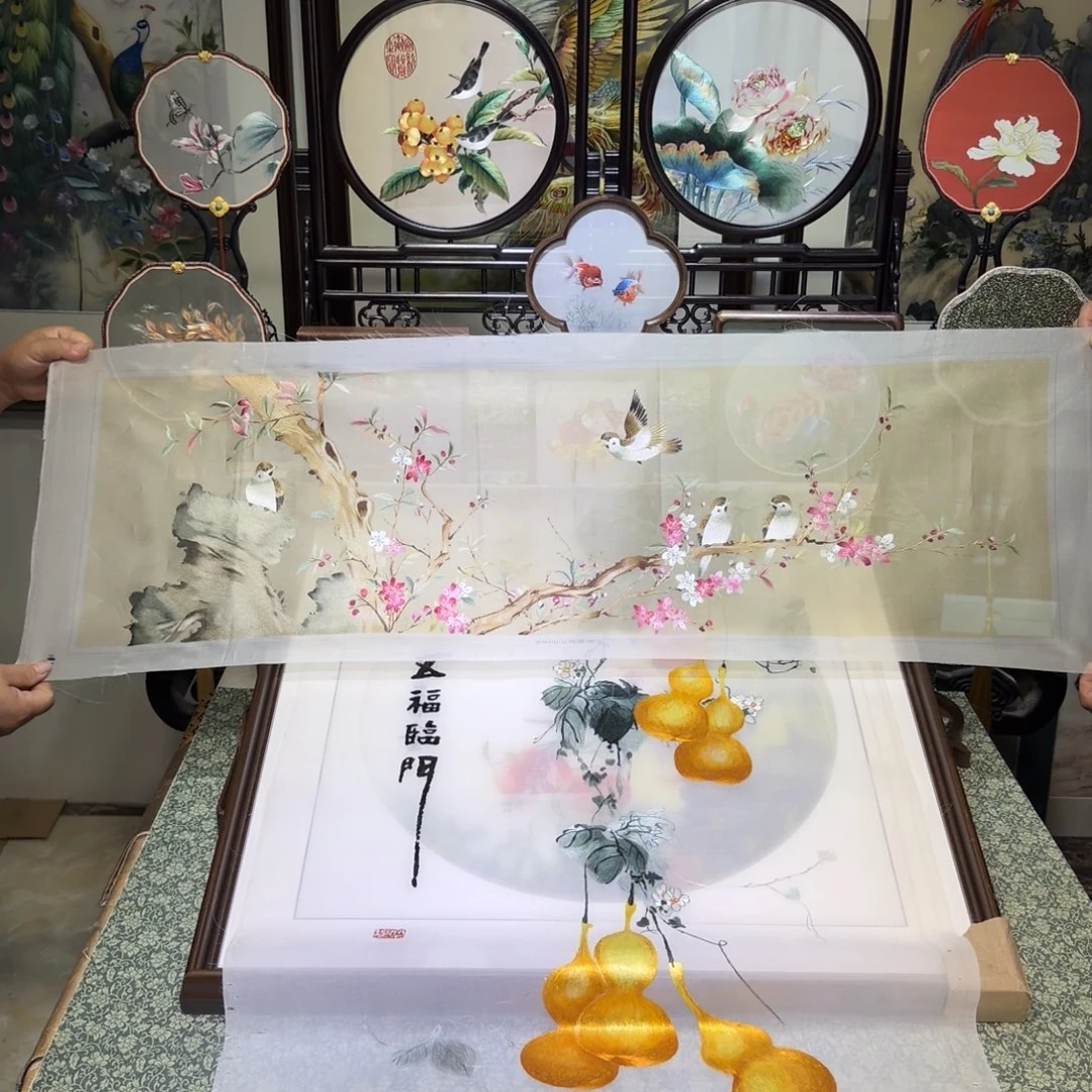刺绣手工苏绣工艺制作技艺精湛