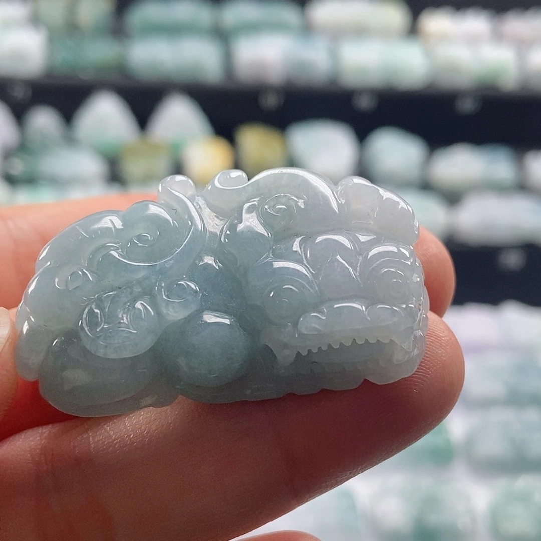 颈饰未镶嵌翡翠翡翠貔貅