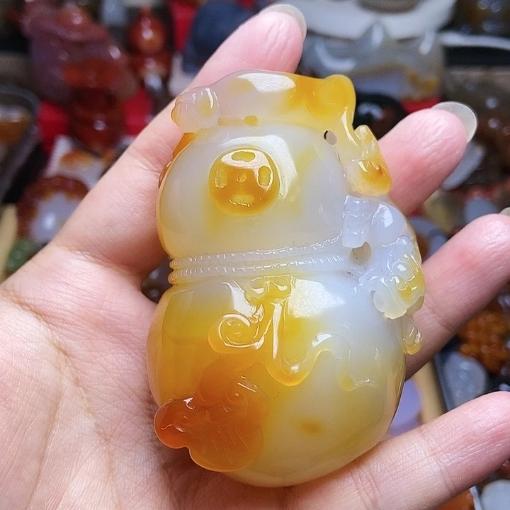 未镶嵌颈饰玛瑙/玉髓