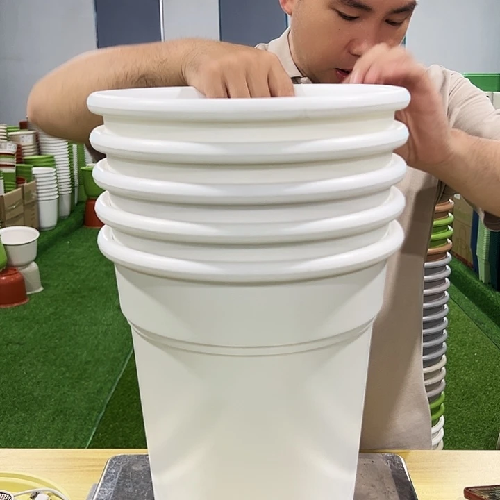 特价翻边口27高29白色5个无托