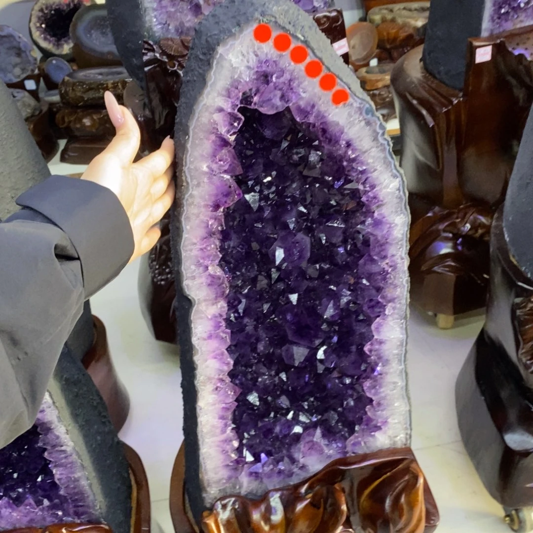 水晶摆件婷未镶嵌