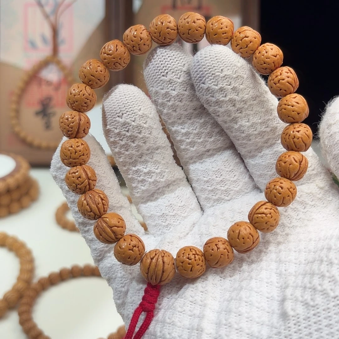 桃核手串1.1「金蝉子」野生桃核手持