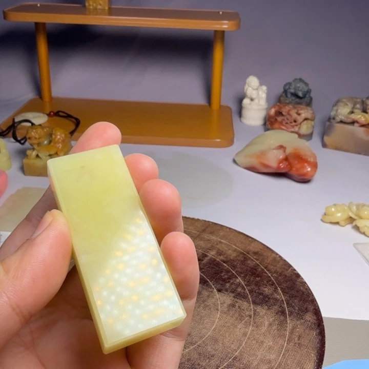 寿山石印石芙蓉石福利章