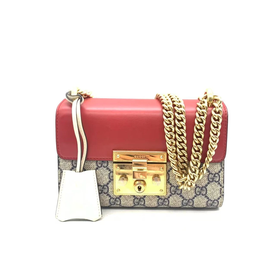 95新 GUCCI/古驰 【安则专属】红盖月光宝盒链条包
