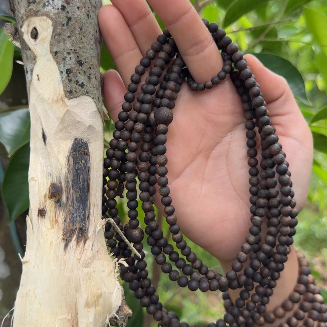 手串沉香绿奇楠沉水多圈约0.5多样性发一条