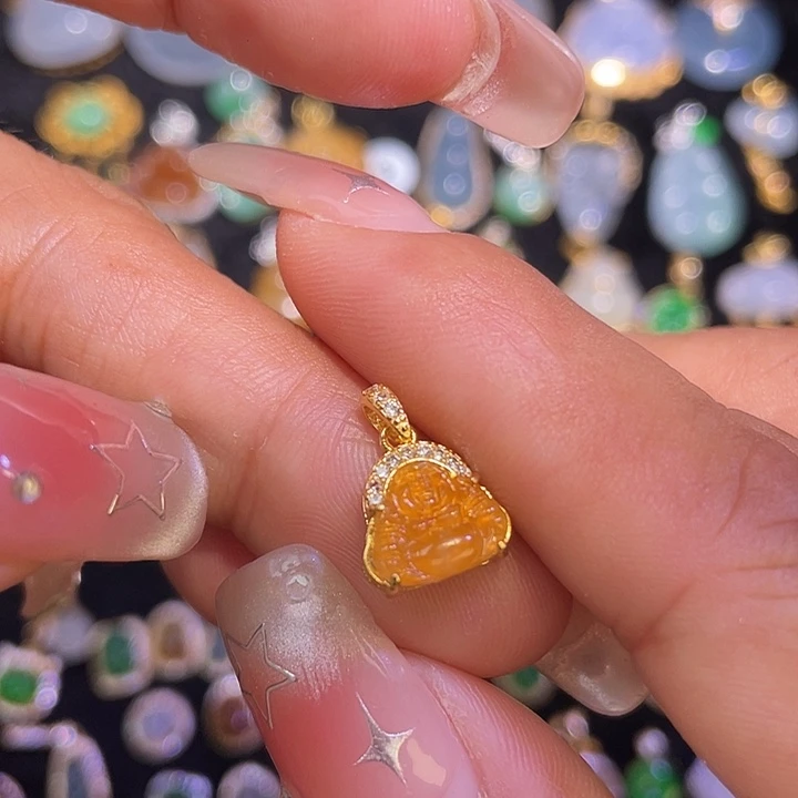 星***空翡翠银S925镶嵌颈饰