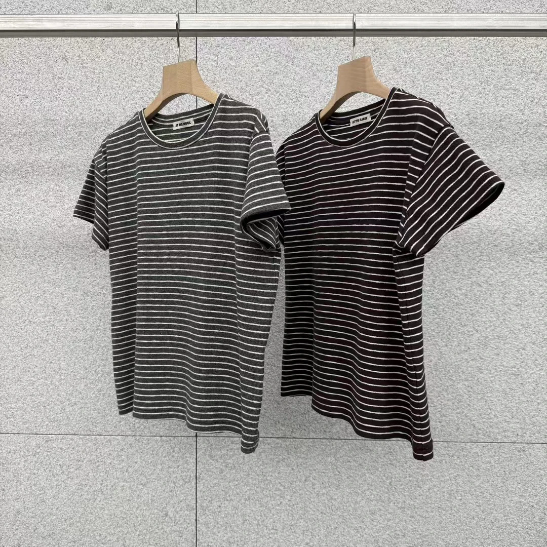 正品 东大门AT 25秋季条纹弹力打底t n0退
