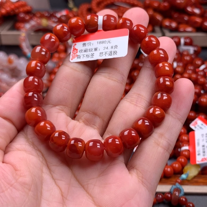 未镶嵌手串南红玛瑙