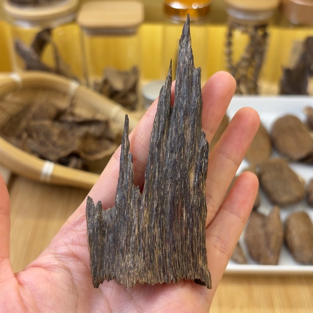 海南沉香黑油树心6.14克