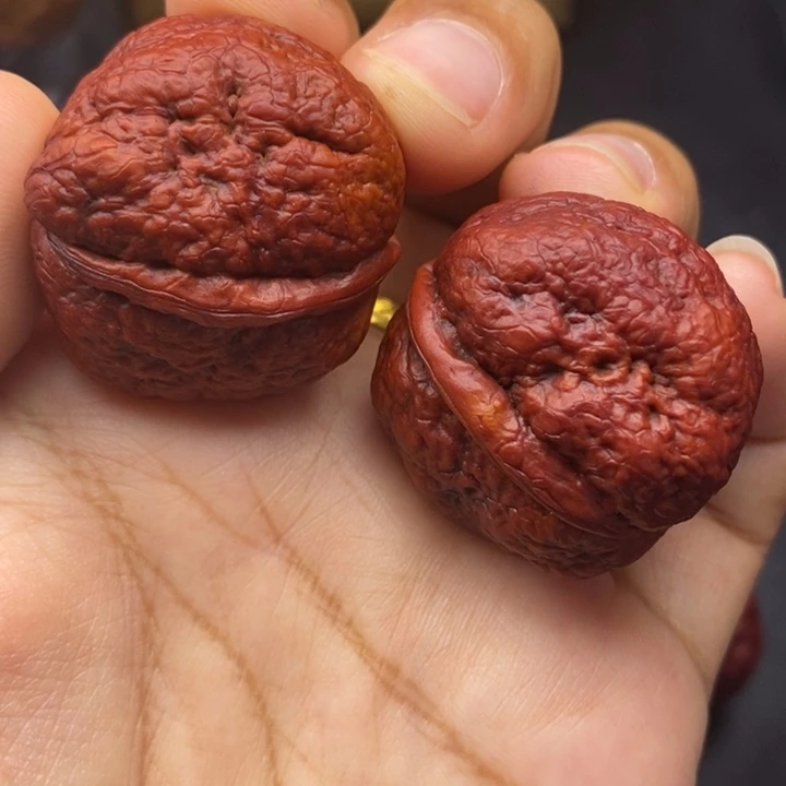 文玩核桃把件34尺肌肉蛙