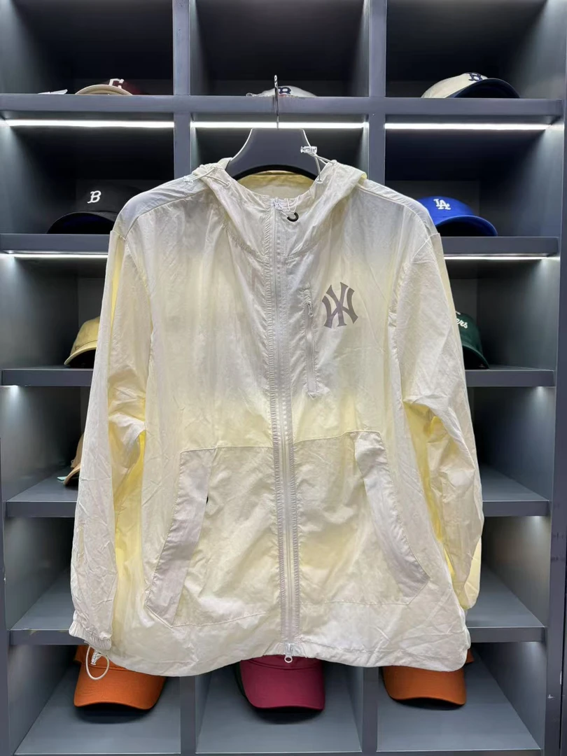 NY款情侣款防晒衣户外休闲连帽印花防晒  172瑶瑶