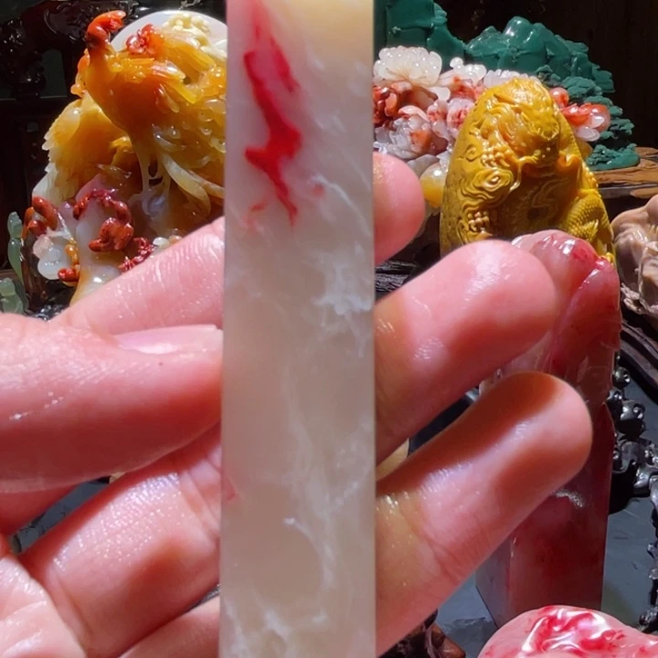 巴林鸡血石白玉地