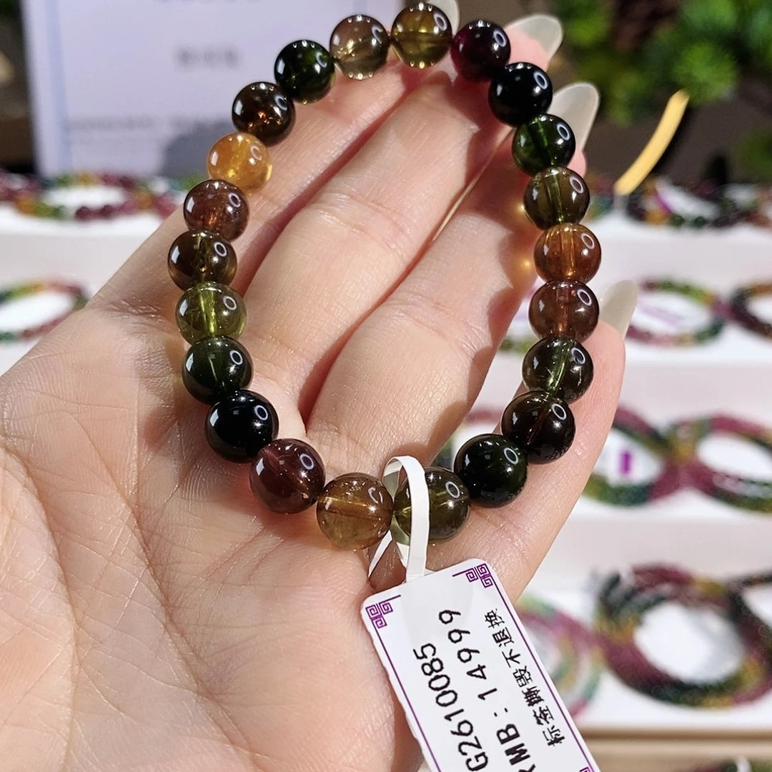 手串碧玺未镶嵌G2610085素圈颜色微差