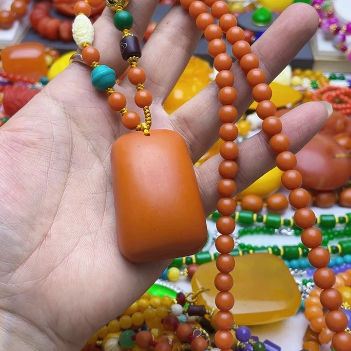 树脂制品29号无事牌毛衣链