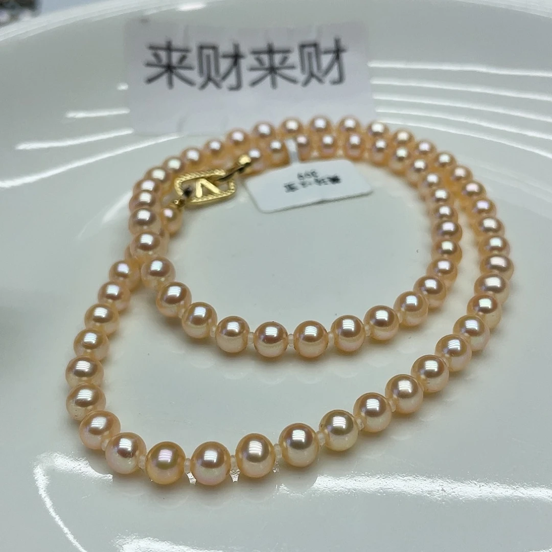 淡水珍珠银S925镶嵌颈饰