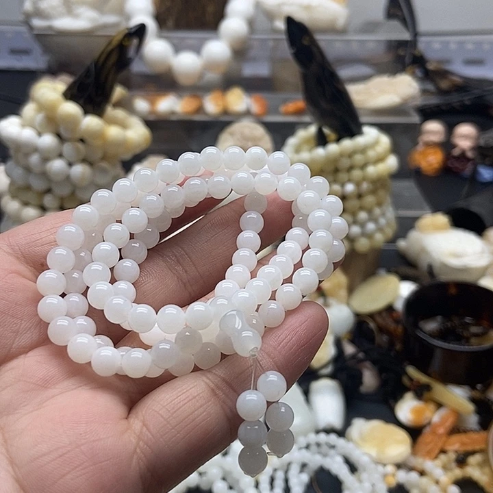 非金属贝壳贝雅轩工艺品玉化亮光0.6多圈