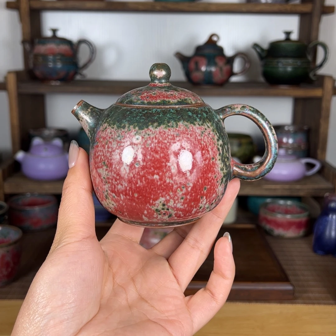 有***爷摆件陶李自伟钧瓷 神垕镇原产地