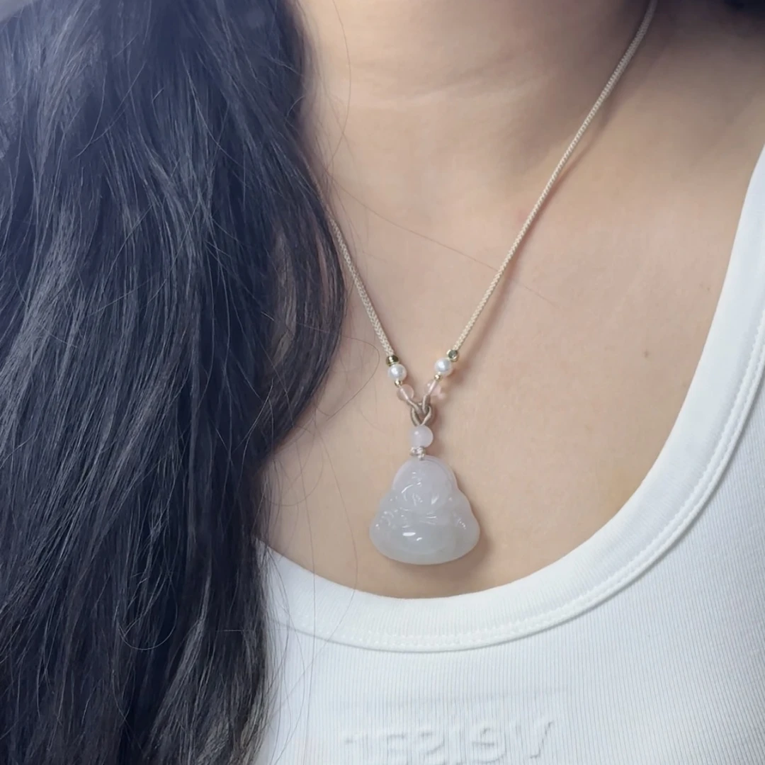 天山翠双面厚装笑脸大佛公30尺寸