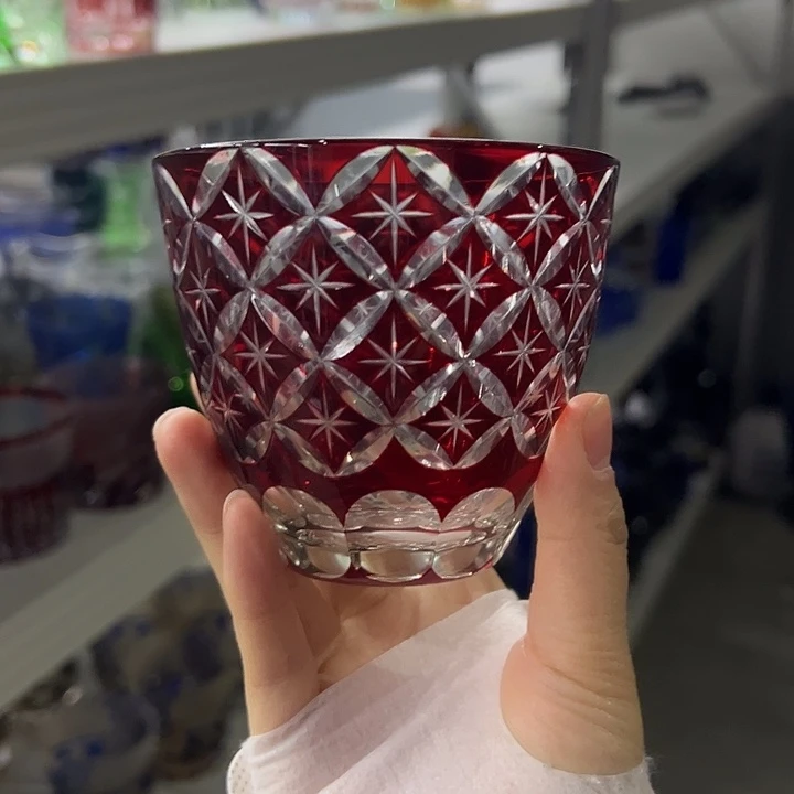 平底款水晶玻璃微瑕一个