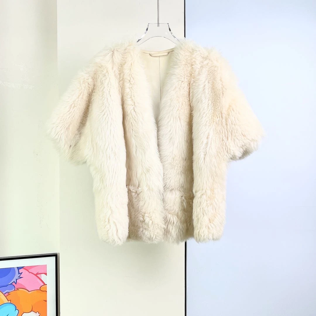 95新/Maxmara/皮毛一体外套/Bk029