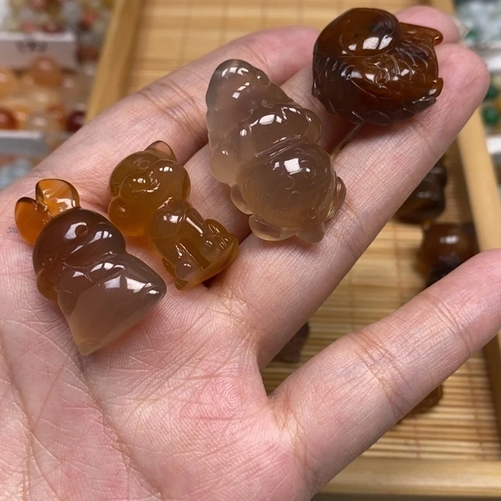 未镶嵌颈饰玛瑙/玉髓1个吊坠
