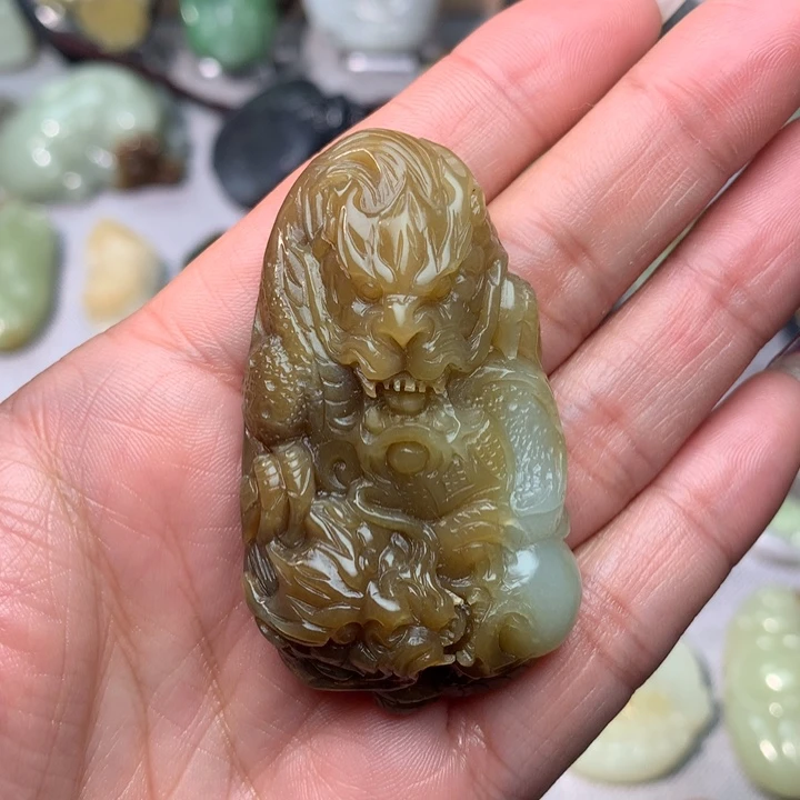 和田玉挂件未镶嵌