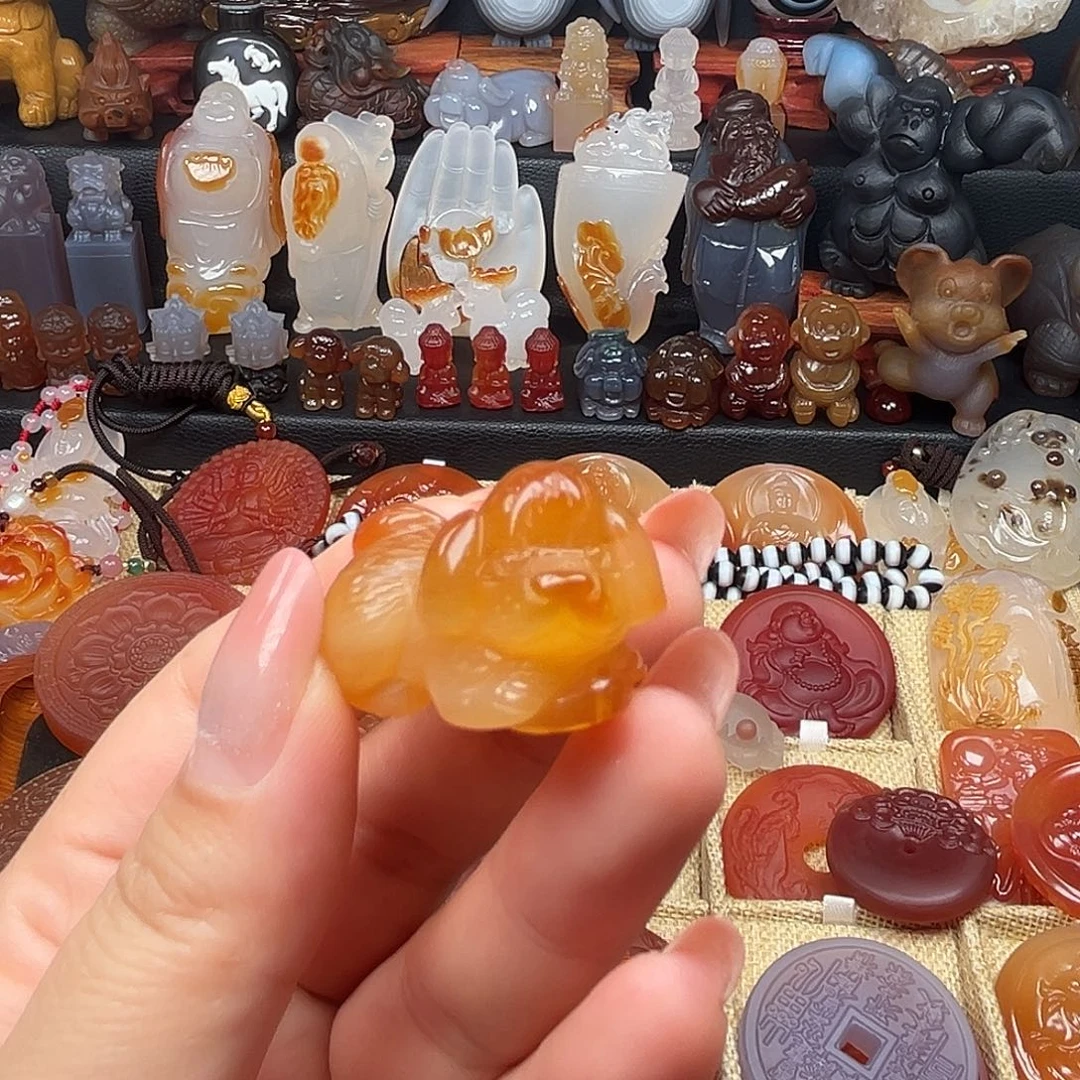 玛瑙/玉髓未镶嵌颈饰