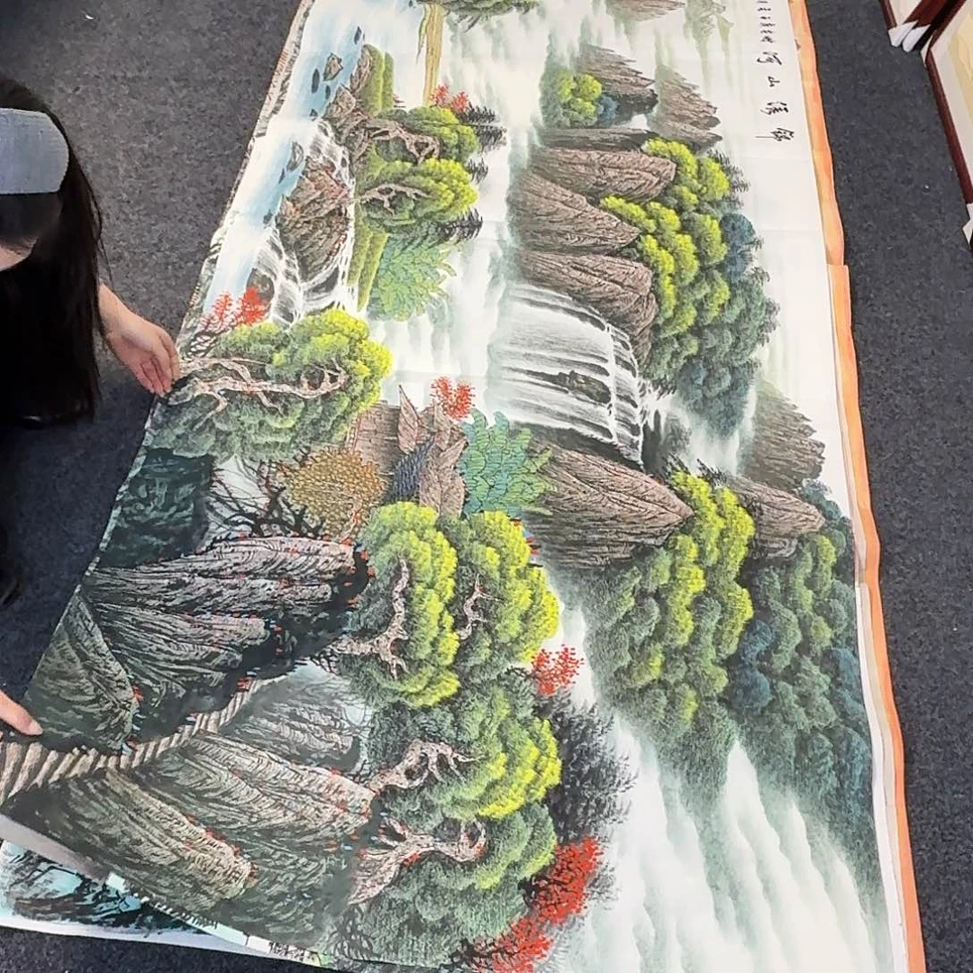 纯手绘国画作品好看