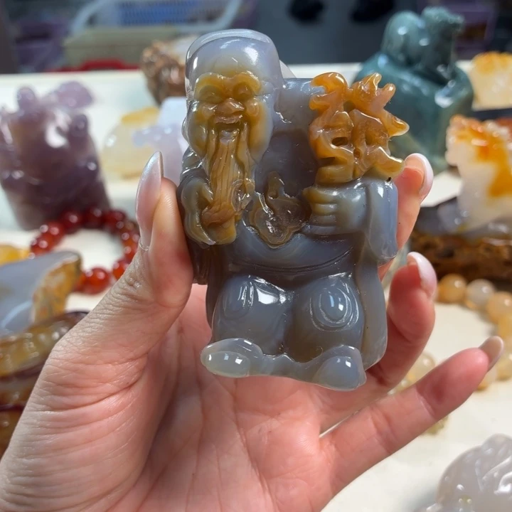 玛瑙/玉髓未镶嵌吊坠(不含链)
