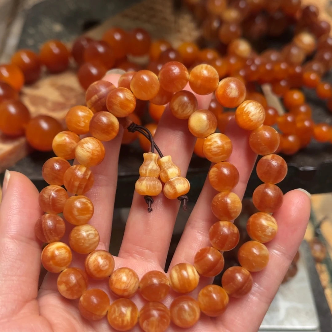 手串/手链松木（琥珀木）1.0手持42颗
