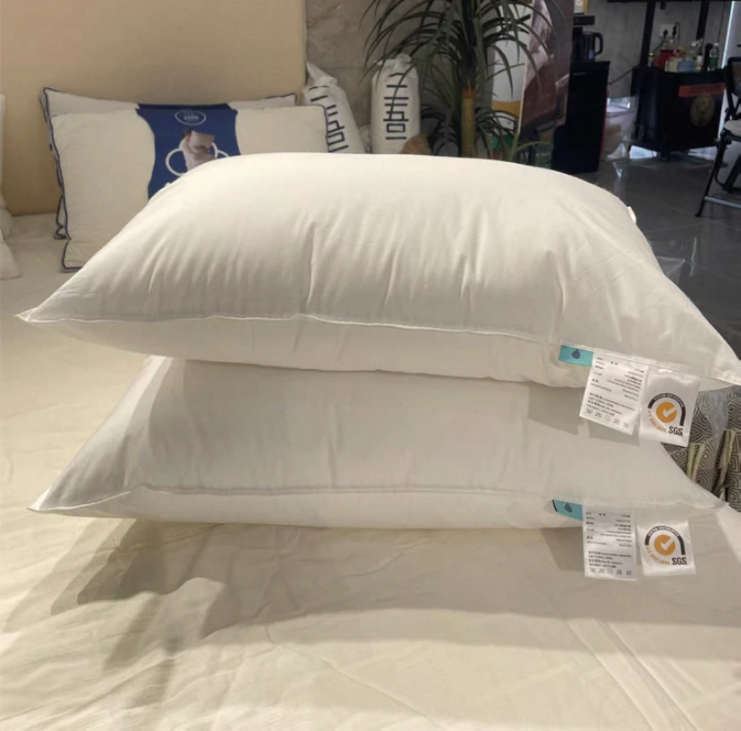 【影姐宠粉】五星酒店天气专用羽绒长方形高弹力枕头一对914