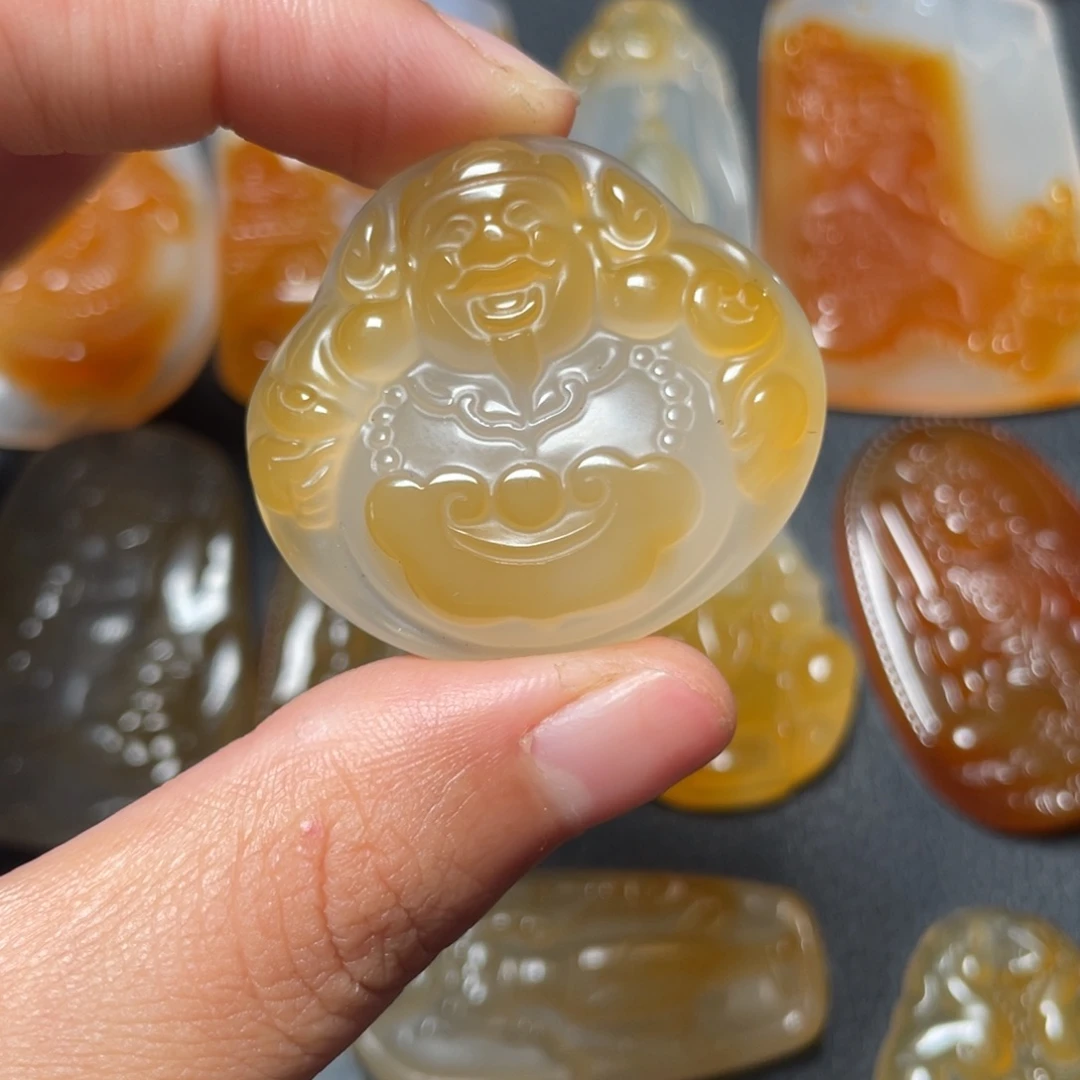 玛瑙/玉髓未镶嵌颈饰
