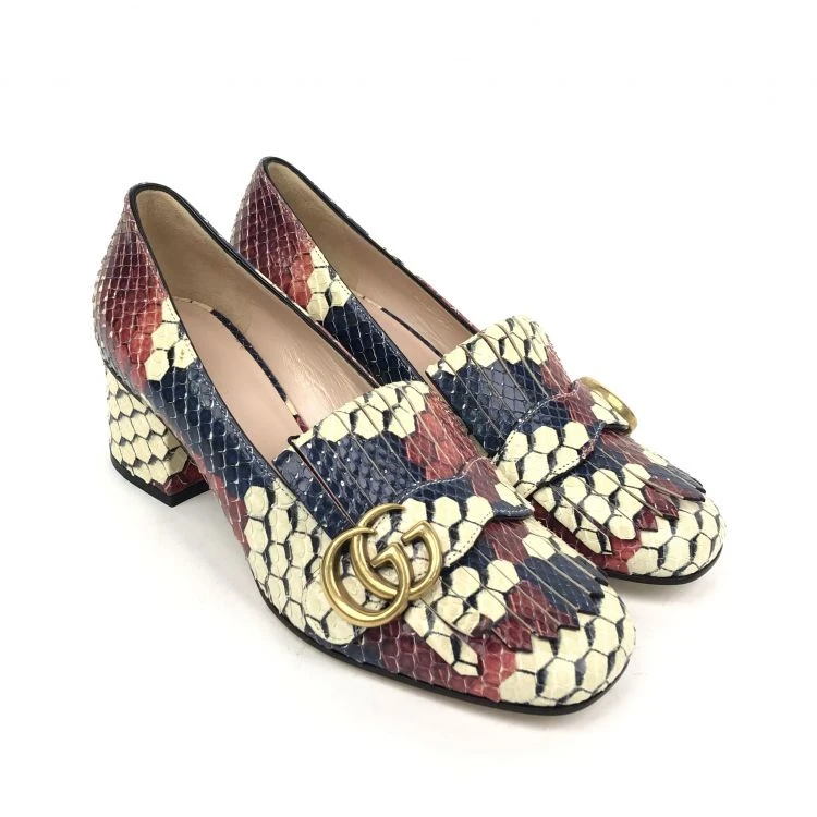 古驰/皮鞋/95新/蟒蛇皮/[251112ZC0001]