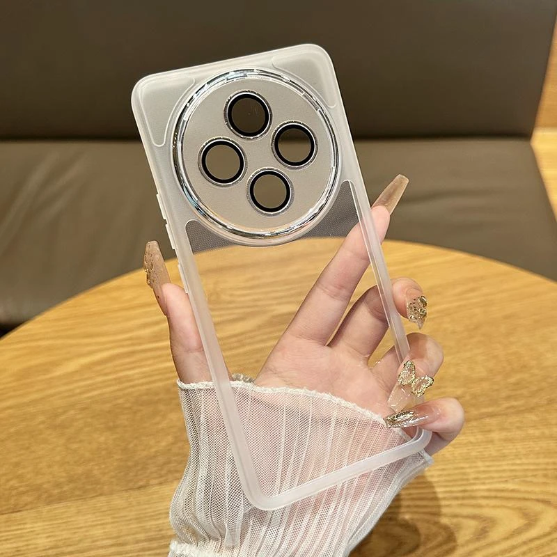 适用于vivoy300pro+手机壳新款超薄透明y300全包镜头硅胶防摔软套