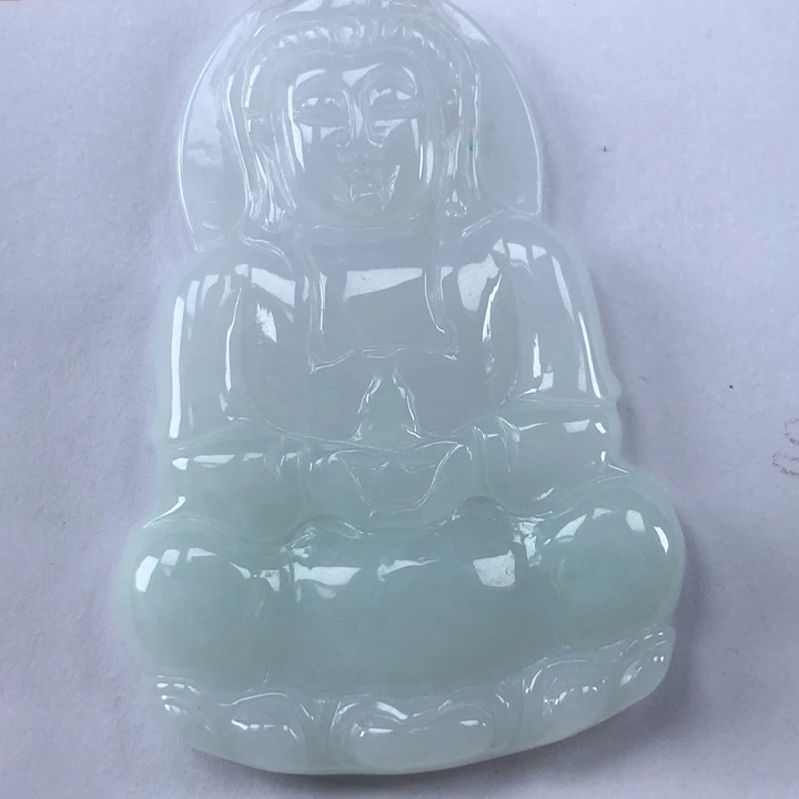 颈饰未镶嵌翡翠观音