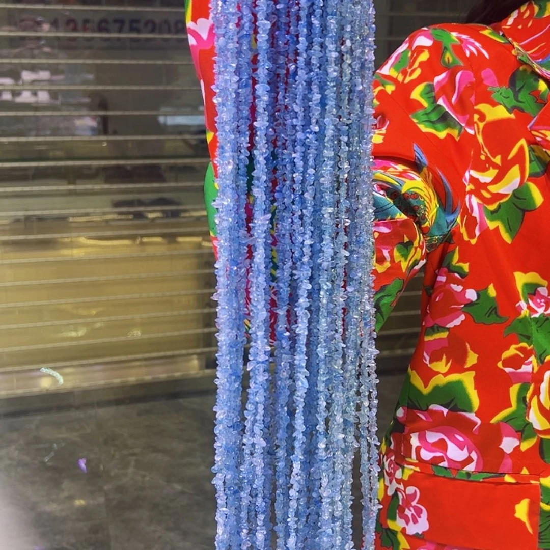 合金海蓝宝石手链手机链