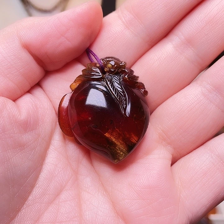 博***洋琥珀未镶嵌裸石抚顺琥珀-301