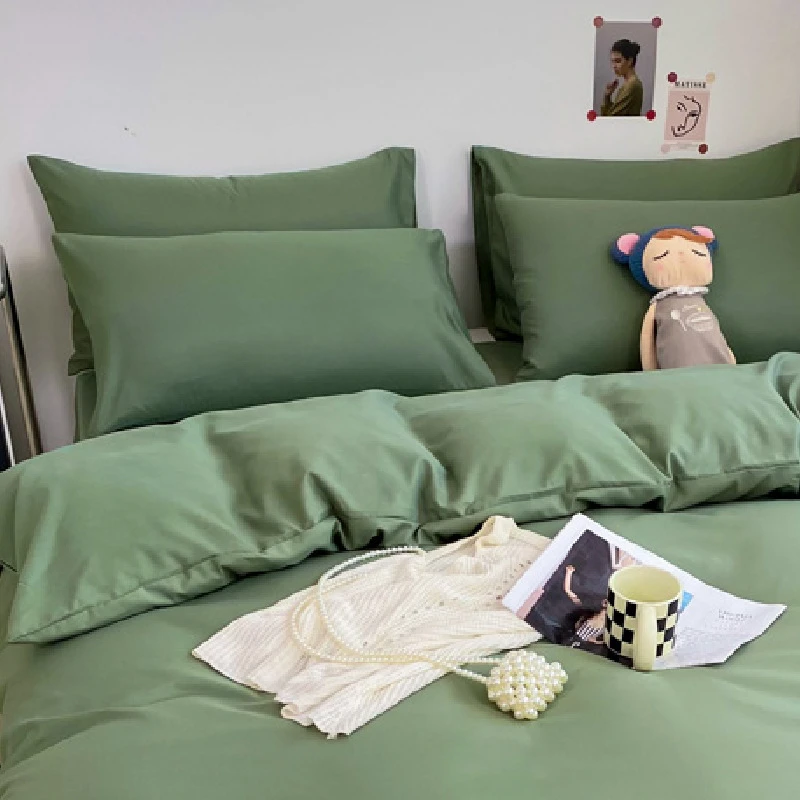 枕套单件色磨毛床上用品简约百搭款枕头套床上用品单人学生宿舍