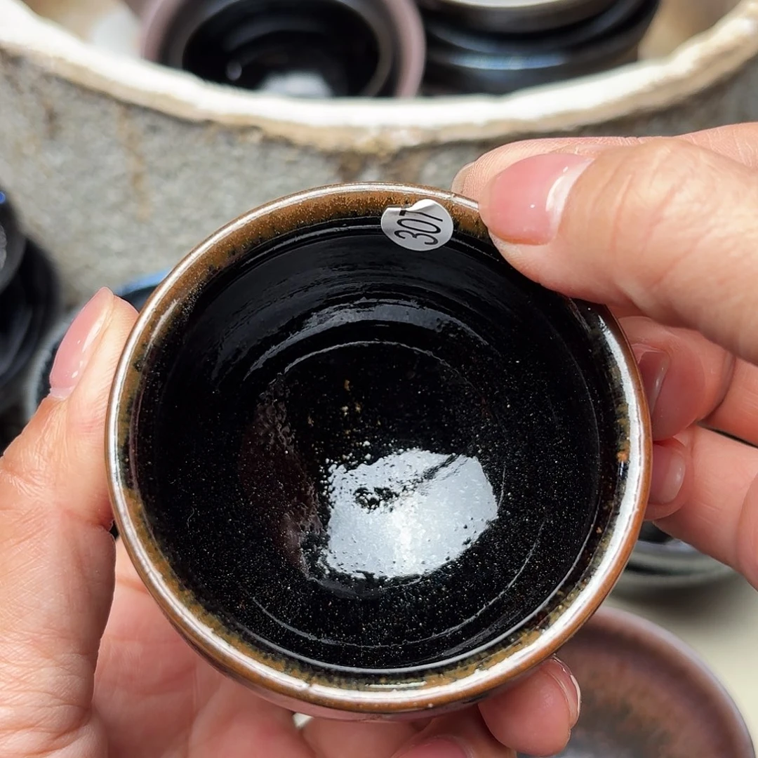 茶盏义兴龙窑建盏307微瑕