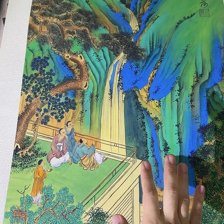 国画雨荷老师书画作品