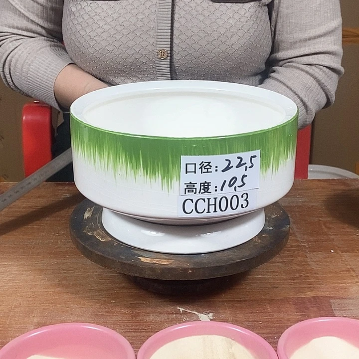 陶瓷微瑕花盆-CCH003-中号