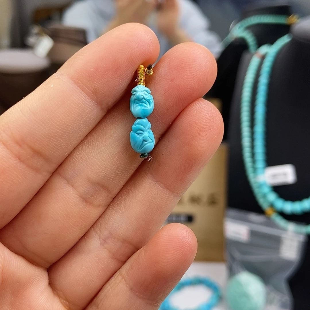 未镶嵌绿松石珠宝奇石