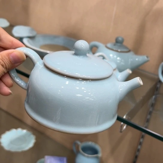 瓷片陶瓷茶器陶瓷汝瓷
