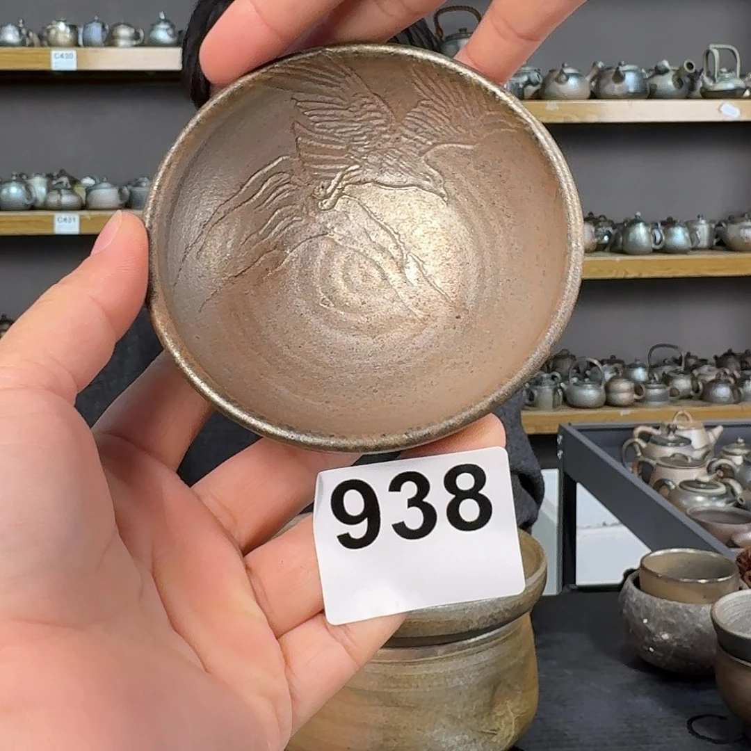 棉***糖坭兴陶柴烧全手工原矿泥料杯