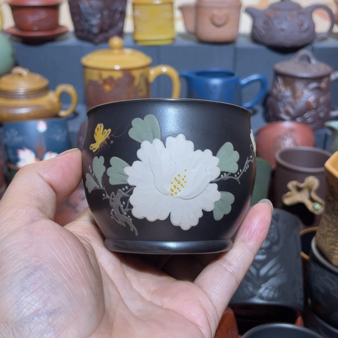 原矿紫砂手工主人杯