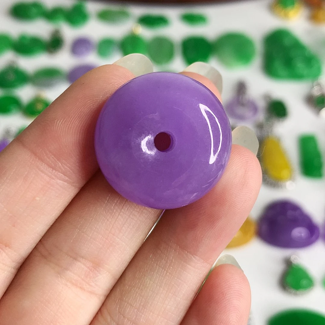 翡翠未镶嵌颈饰柔*?非A514