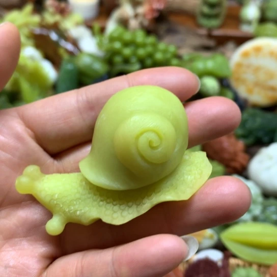 蛇纹石玉未镶嵌手把