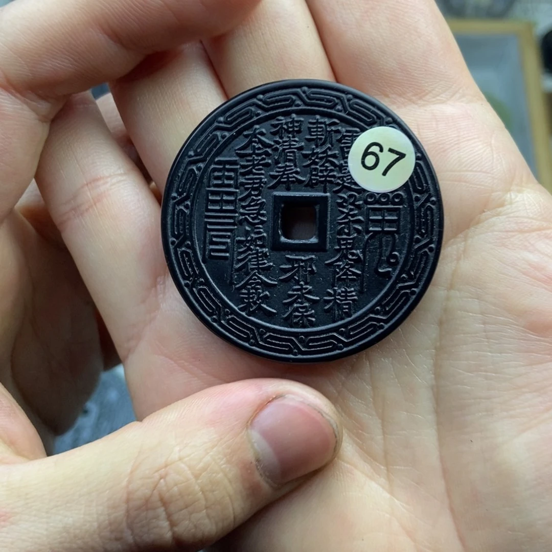 蛇纹石玉颈饰未镶嵌亭**三