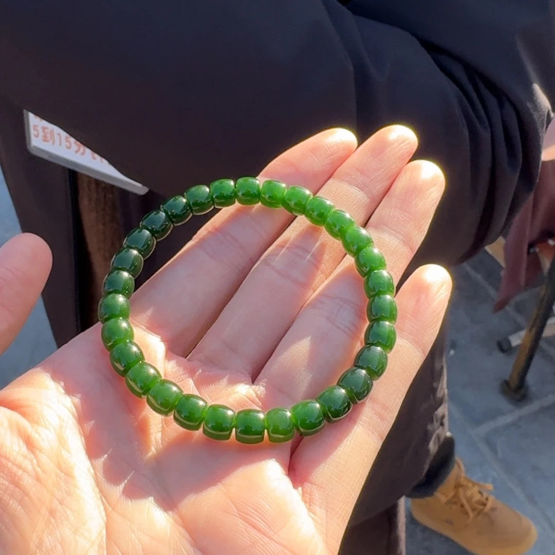 和田玉未镶嵌颈饰1129冀阿姨卡7左右